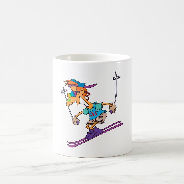 Summer Skier Kaffeetasse (Von Creator hochgeladen)