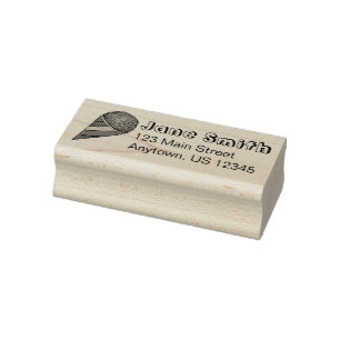 Summer Snocone Sno Cone Food Personalisierte Adres Gummistempel