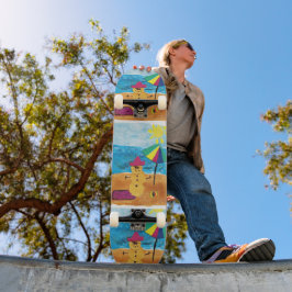 Summer Snowman - Kids Art für CHOC Skateboard