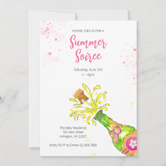 Summer Soirée Einladung - Summer Cocktail Party