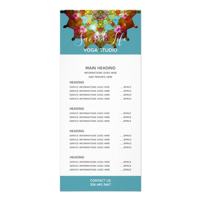 Summer Sol Mandala Werbekarte (Vorne)