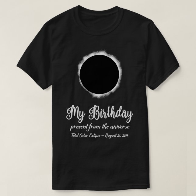 Summer Solar Eclipse August 21 Geburtstag Pres T-Shirt (Design vorne)