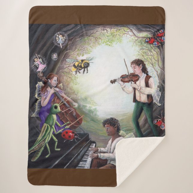 Summer Solstice Fairy Konzert Sherpadecke (Vorderseite)