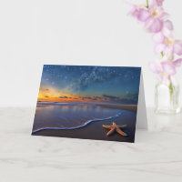 Summer Solstice Midsommer Eve Beach mit Starfish