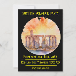 Summer Solstice Party Einladung