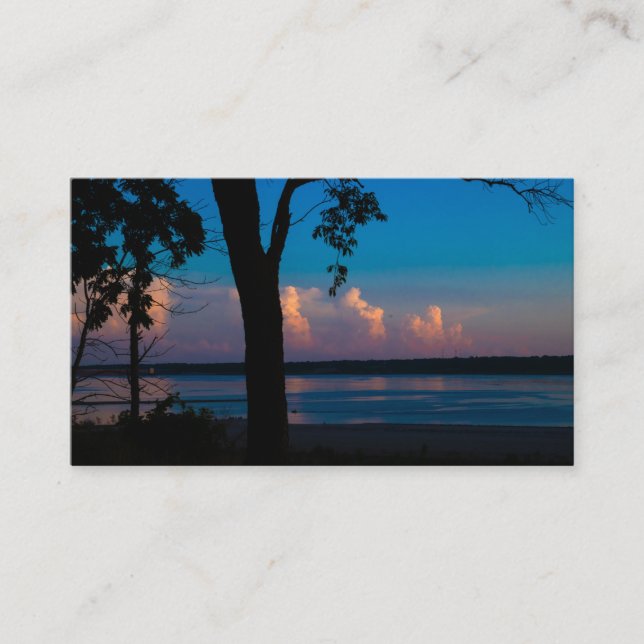 Summer Solstice Sunset Business Cards Visitenkarte (Vorderseite)
