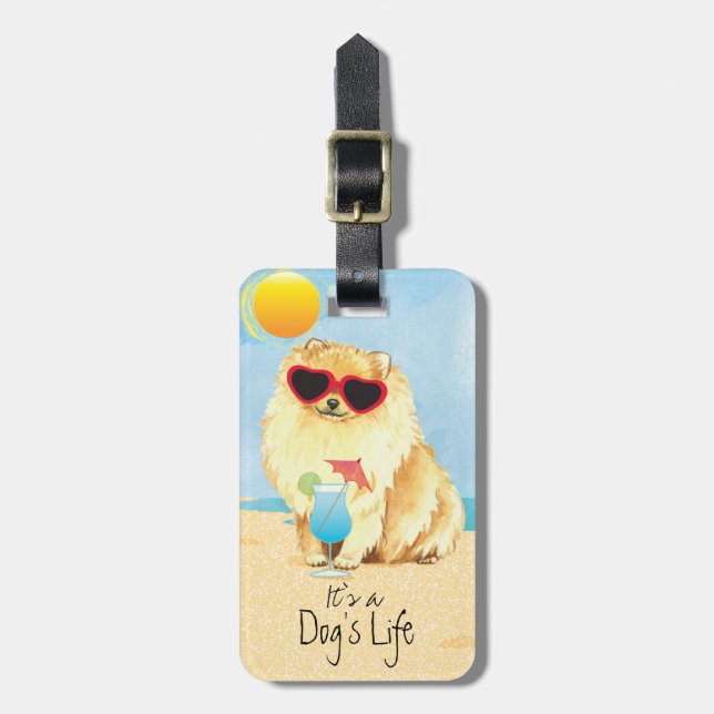 Summer Spitz Gepäckanhänger (Vorderseite vertikal)