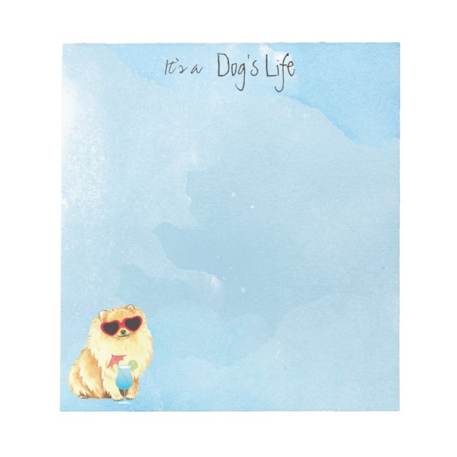 Summer Spitz Notizblock (Vorderseite)