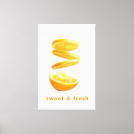 Summer Splash Fruit Wall Art Leinwanddruck