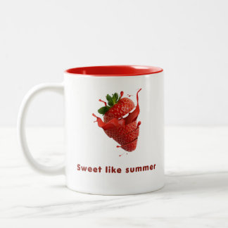 Summer Splash fruits mugs Zweifarbige Tasse