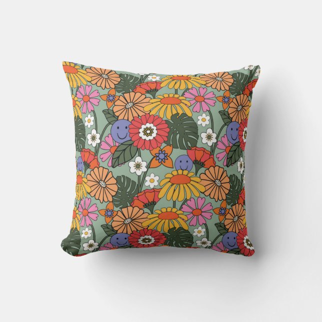 Summer Splash Throw Kissen (Vorderseite)