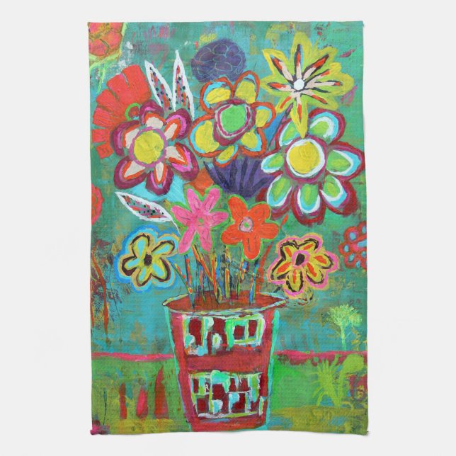 Summer Spray Kitchen Handtuch (Vertikal)