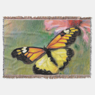 Summer Spring Butterfly - Blanket Decke