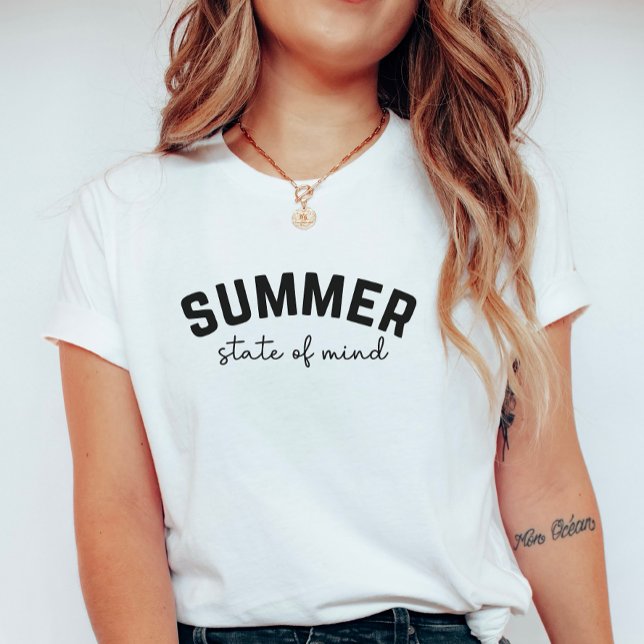 Summer State of Mind; Minimalist Summer Vibes  T-Shirt (Von Creator hochgeladen)