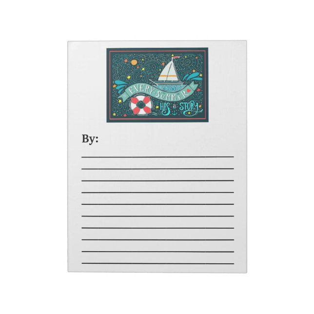Summer Stories Note Pad Notizblock (Rotiert)