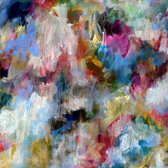 Summer Storm Original Malerei Abstrakt Quad Leinwanddruck (Summer Storm Prints on Canvas, Acrylic, fine art paper.)
