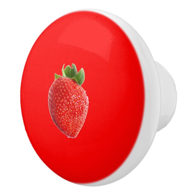 Summer Strawberry Keramikknauf (Rechts)