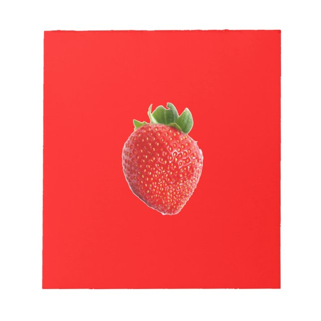 Summer Strawberry Notizblock (Vorderseite)