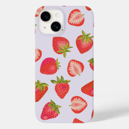 Summer Strawberry Pattern Case-Mate iPhone 14 Hülle