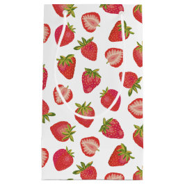 Summer Strawberry Pattern Kleine Geschenktüte