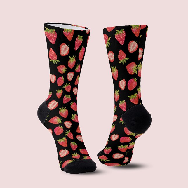 Summer Strawberry Pattern Socken (Von Creator hochgeladen)