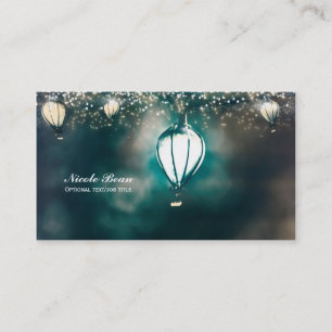 Summer String Lights Bezauberter Chic Abend Visitenkarte