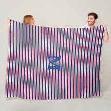 Summer Stripes Mit Monogramm Ocean