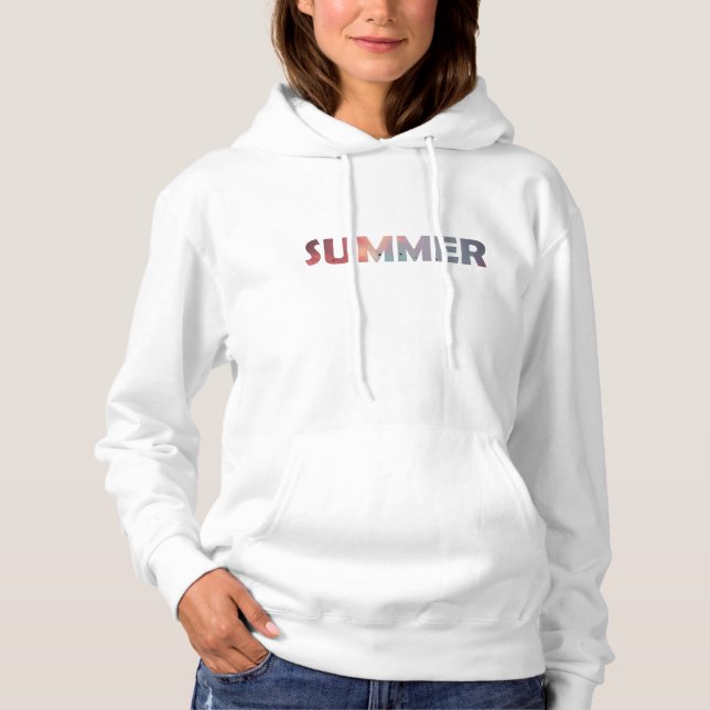Summer Sun Beach Summer Sunset Hoodie (Vorderseite)