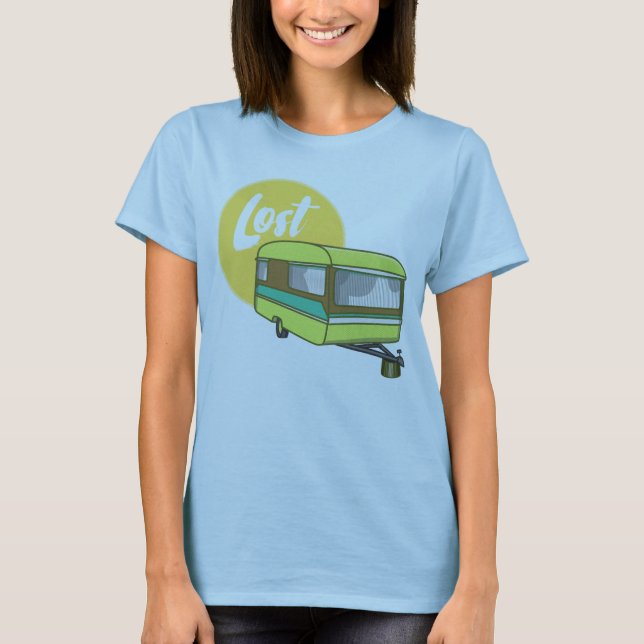 Summer Sun Caravan Lost Retro T-Shirt (Vorderseite)