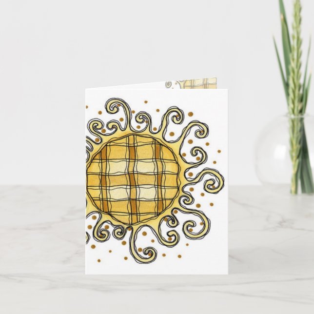 Summer Sun - Note Card Karte (Vorderseite)