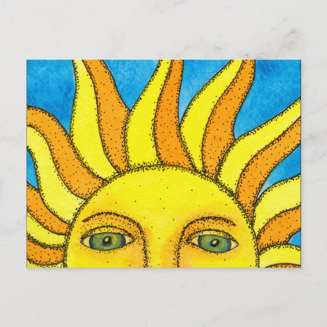 Summer Sun Postcard Postkarte (Vorderseite)