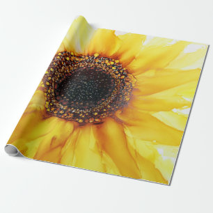 Summer Sunflower Abstrakt Wrapping Paper Sheets Geschenkpapier
