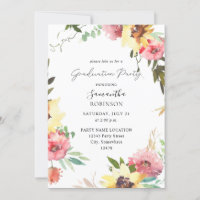 Summer Sunflower Blues Graduation Party