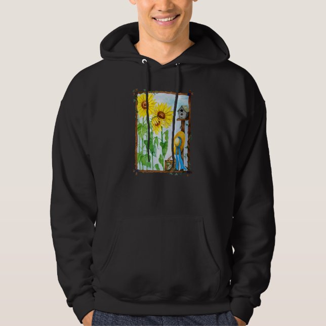 Summer Sunflower Garden Hoodie (Vorderseite)