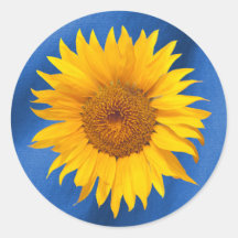 Summer Sunflower Royal Blue Gastgeschenk Hochzeit