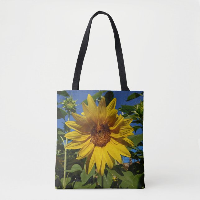 Summer Sunflower Tote Tasche (Vorderseite)