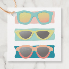 Summer Sunglasses Trio Coral Geschenkanhänger
