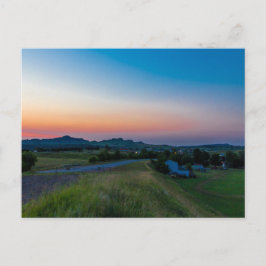 Summer Sunrise in Whitewood, South Dakota Postkarte