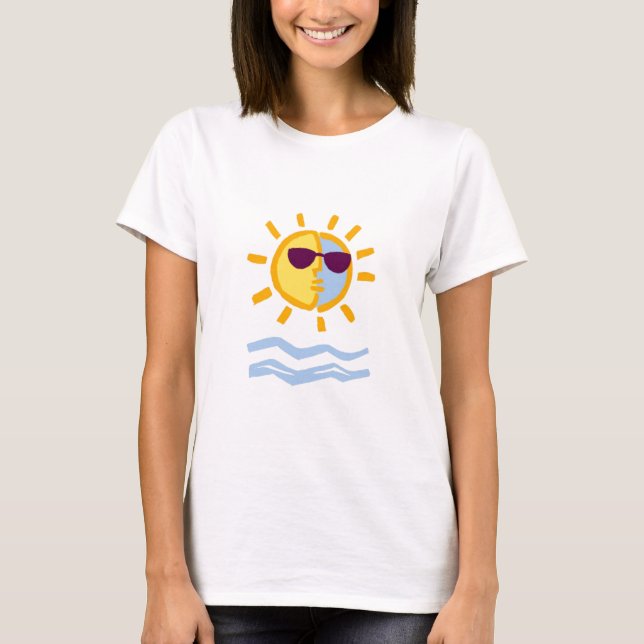 Summer Sunrise Panzerspitze T-Shirt (Vorderseite)