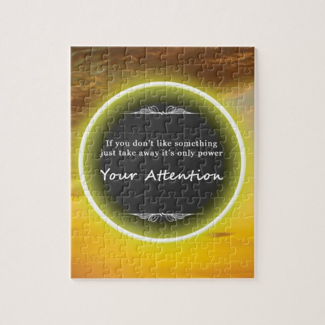 Summer Sunset Quote Puzzle (Vertikal)