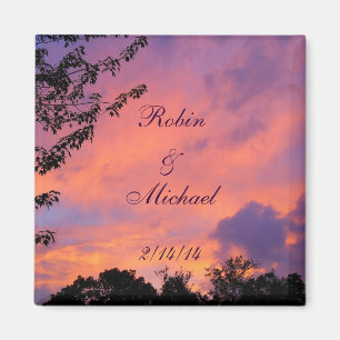 Summer Sunset Romantische Magnete