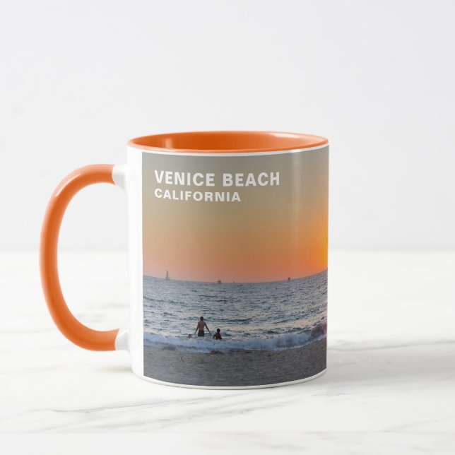 Summer Sunset - Venice Beach, CA Tasse (Links)