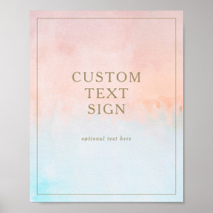 Summer Sunset Watercolor Cards und Geschenke nach Poster