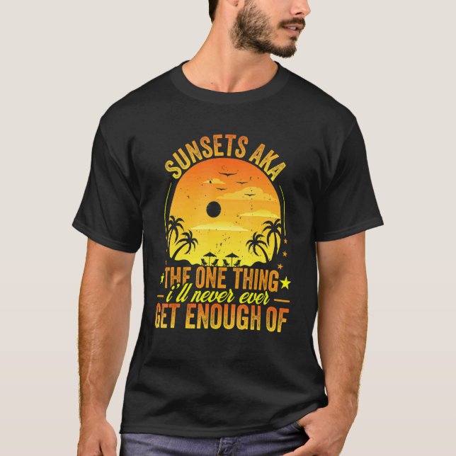Summer  Sunsets AKA Beach Holiday Vacation Summert T-Shirt (Vorderseite)