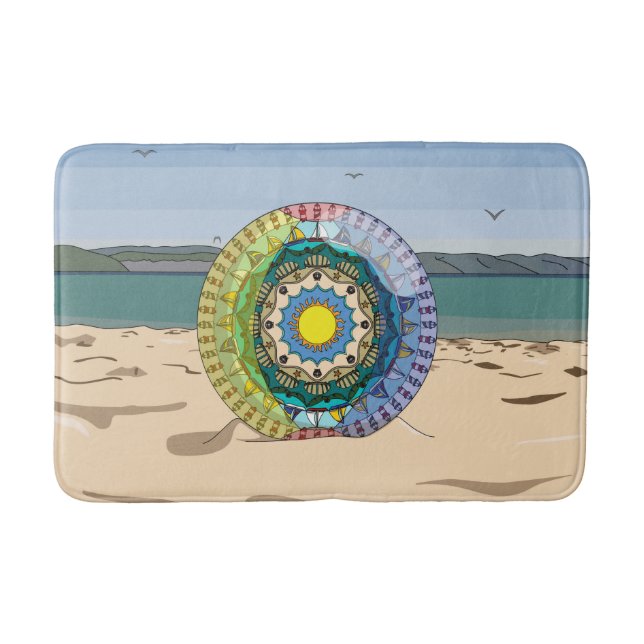 Summer Sunshine Bath Mat Badematte (Vorderseite)