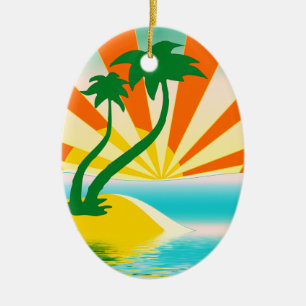 Summer Sunshine Beach Days Ornament