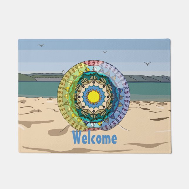 Summer Sunshine Doormat Fußmatte (Vorderseite)