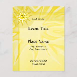 Summer Sunshine Small Event Flyer