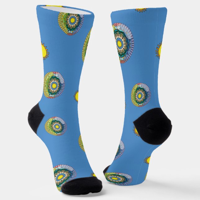 Summer Sunshine Socken (Gewinkelt)