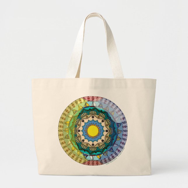 Summer Sunshine Tote Bag Jumbo Stoffbeutel (Vorne)